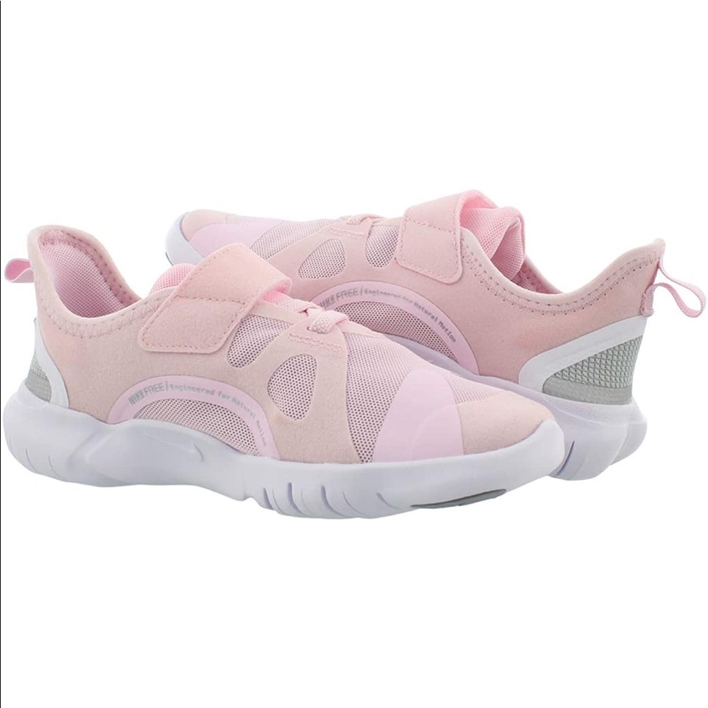 NEW Nike Free Rn 5.0 (Ps) Pink Foam kids shoes - Picture 6 of 13